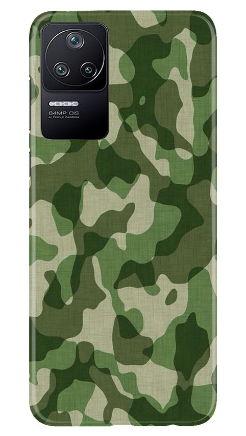 Army Camouflage Case for Poco F4  (Design - 106)