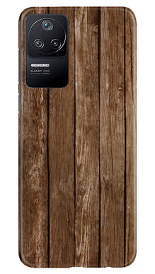 Wooden Look Mobile Back Case for Poco F4  (Design - 112)