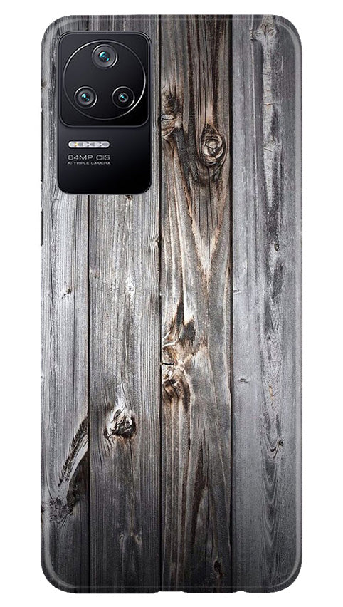 Wooden Look Case for Poco F4  (Design - 114)