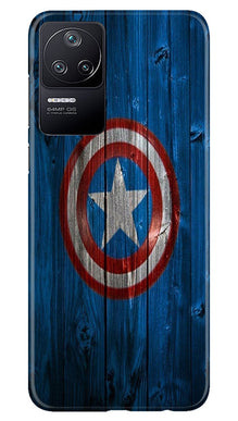 Captain America Superhero Mobile Back Case for Poco F4  (Design - 118)