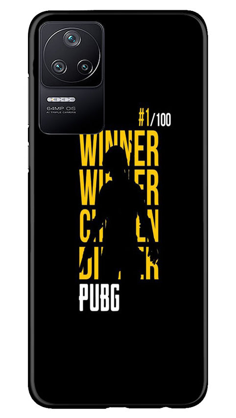 Pubg Winner Winner Case for Poco F4  (Design - 146)