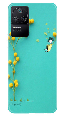 Pink Pattern Case for Poco F4 (Design No. 184)