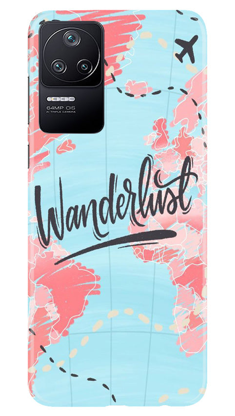 Red Heart Cycle Case for Poco F4 (Design No. 191)