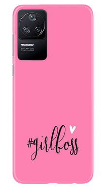 Girl Boss Black Mobile Back Case for Poco F4 (Design - 237)