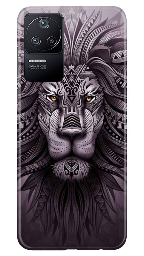 Lion Mobile Back Case for Poco F4 (Design - 276)
