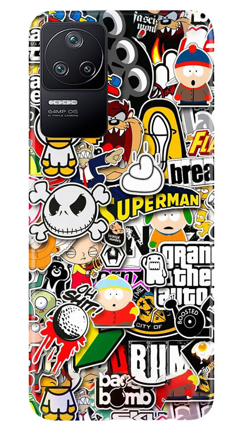 Panda Mobile Back Case for Poco F4 (Design - 281)