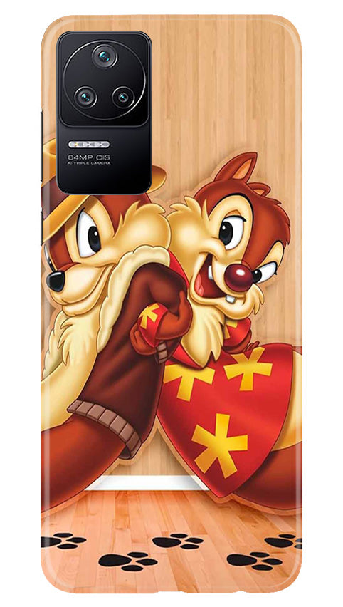 Chip n Dale Mobile Back Case for Poco F4 (Design - 297)