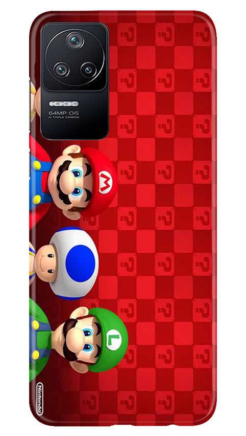 Mario Mobile Back Case for Poco F4 (Design - 299)