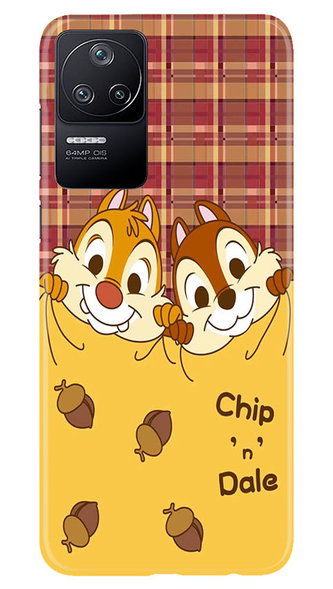 Chip n Dale Mobile Back Case for Poco F4 (Design - 302)