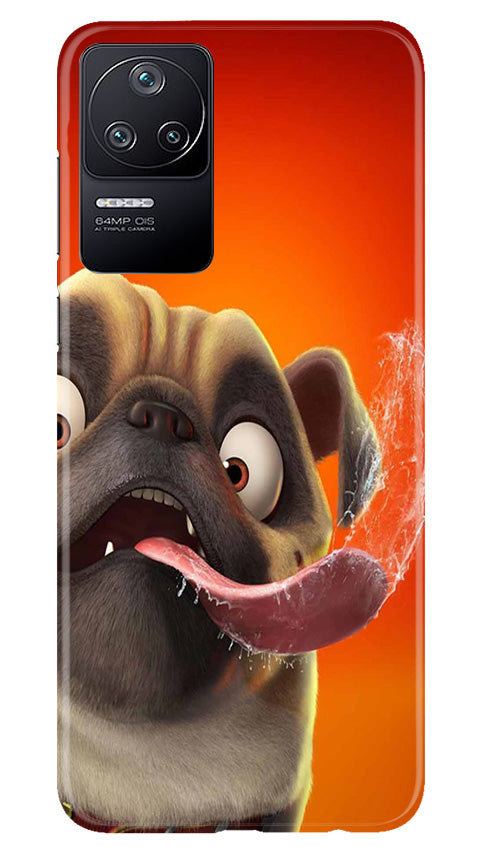 Dog Mobile Back Case for Poco F4 (Design - 303)