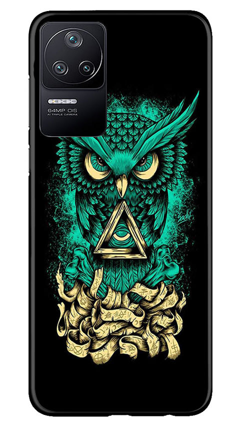 Owl Mobile Back Case for Poco F4 (Design - 317)