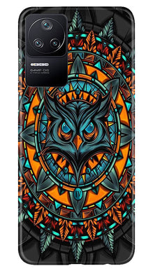 Owl Mobile Back Case for Poco F4 (Design - 319)