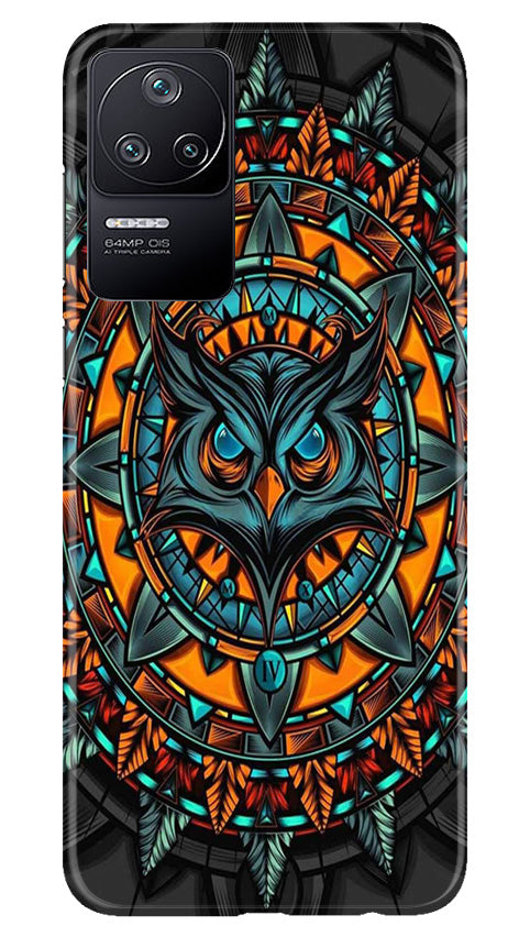 Owl Mobile Back Case for Poco F4 (Design - 319)