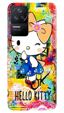Hello Kitty Mobile Back Case for Poco F4 (Design - 321)