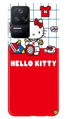 Hello Kitty Mobile Back Case for Poco F4 (Design - 322)