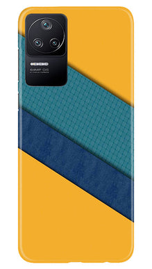 Diagonal Pattern Mobile Back Case for Poco F4 (Design - 329)
