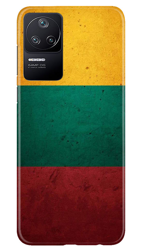 Color Pattern Mobile Back Case for Poco F4 (Design - 333)