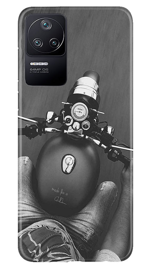 Royal Enfield Mobile Back Case for Poco F4 (Design - 341)