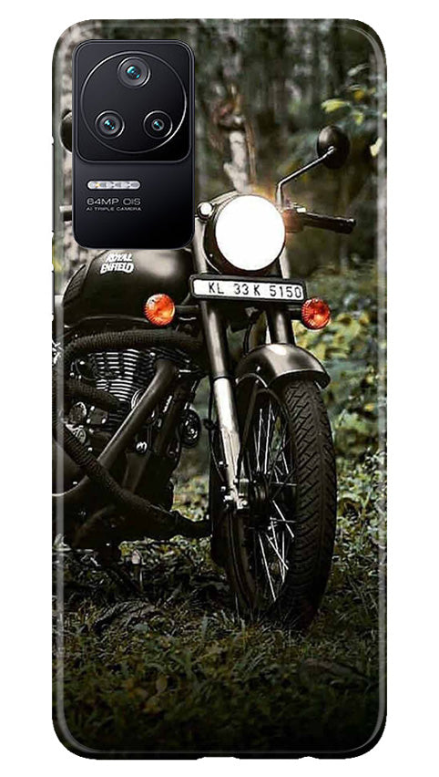 Royal Enfield Mobile Back Case for Poco F4 (Design - 343)