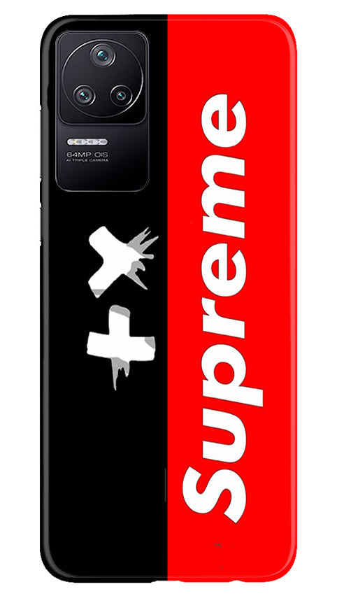 Supreme Mobile Back Case for Poco F4 (Design - 347)