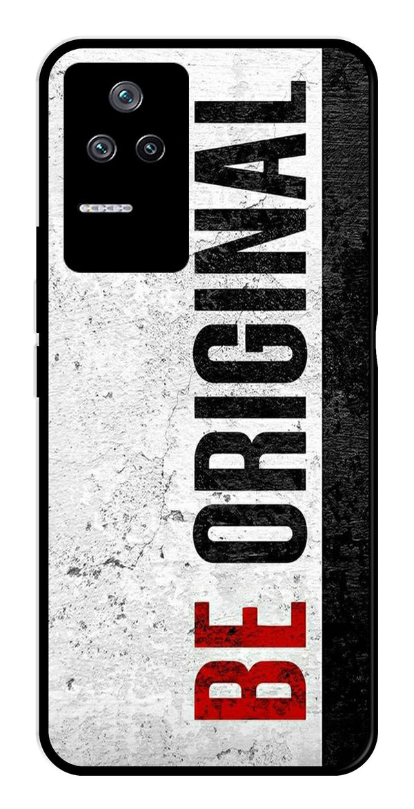 Be Original Metal Mobile Case for Poco F4 5G   (Design No -38)