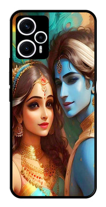 Lord Radha Krishna Metal Mobile Case for Poco F5 5G