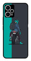 Bike Lover Metal Mobile Case for Poco F5 5G   (Design No -05)