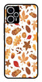 Autumn Leaf Metal Mobile Case for Poco F5 5G   (Design No -19)