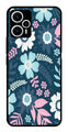Flower Leaves Design Metal Mobile Case for Poco F5 5G   (Design No -50)