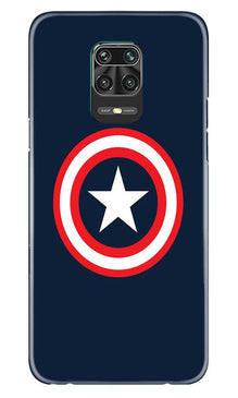 Captain America Mobile Back Case for Poco M2 Pro (Design - 42)