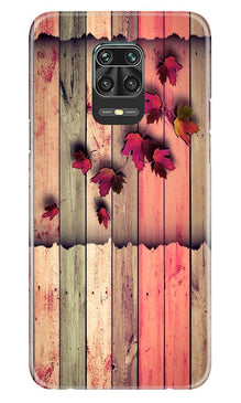 Wooden look2 Mobile Back Case for Poco M2 Pro (Design - 56)