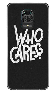 Who Cares Mobile Back Case for Poco M2 Pro (Design - 94)