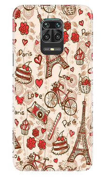 Love Paris Mobile Back Case for Poco M2 Pro  (Design - 103)