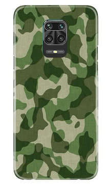 Army Camouflage Mobile Back Case for Poco M2 Pro  (Design - 106)
