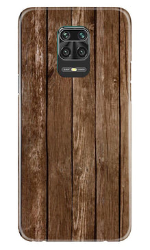 Wooden Look Mobile Back Case for Poco M2 Pro  (Design - 112)