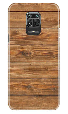 Wooden Look Mobile Back Case for Poco M2 Pro  (Design - 113)