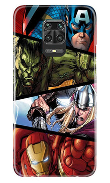 Avengers Superhero Mobile Back Case for Poco M2 Pro  (Design - 124)