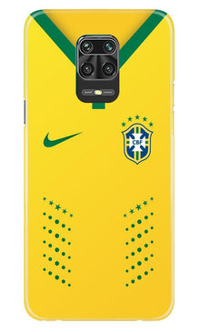 Brazil Mobile Back Case for Poco M2 Pro  (Design - 176)