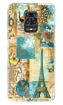 Travel Eiffel Tower Mobile Back Case for Poco M2 Pro (Design - 206)