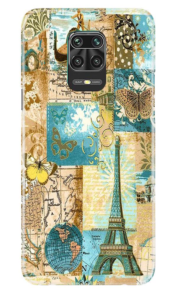 Travel Eiffel Tower Case for Poco M2 Pro (Design No. 206)
