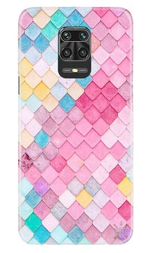 Pink Pattern Mobile Back Case for Poco M2 Pro (Design - 215)
