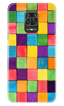 Colorful Square Mobile Back Case for Poco M2 Pro (Design - 218)