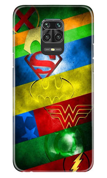 Superheros Logo Mobile Back Case for Poco M2 Pro (Design - 251)