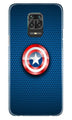 Captain America Shield Case for Poco M2 Pro (Design No. 253)