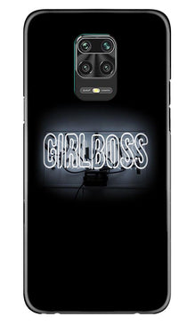 Girl Boss Black Mobile Back Case for Poco M2 Pro (Design - 268)