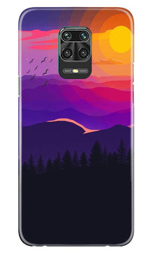 Sun Set Mobile Back Case for Poco M2 Pro (Design - 279)