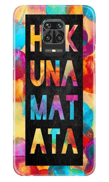 Hakuna Matata Mobile Back Case for Poco M2 Pro  (Design - 323)
