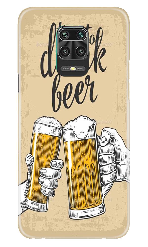 Drink Beer Mobile Back Case for Poco M2 Pro  (Design - 328)