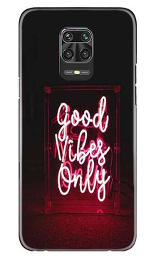 Good Vibes Only Mobile Back Case for Poco M2 Pro  (Design - 354)