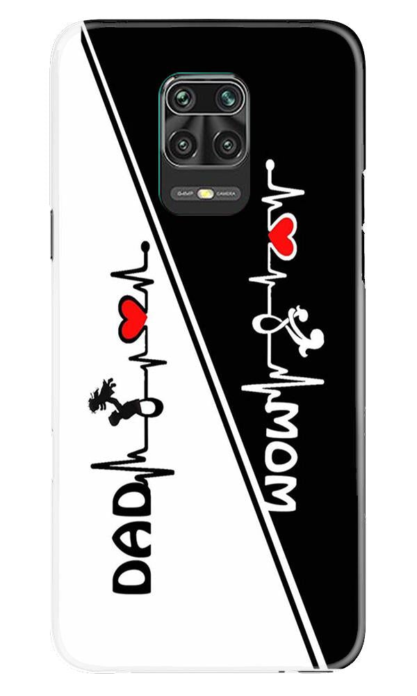 Love Mom Dad Mobile Back Case for Poco M2 Pro  (Design - 385)